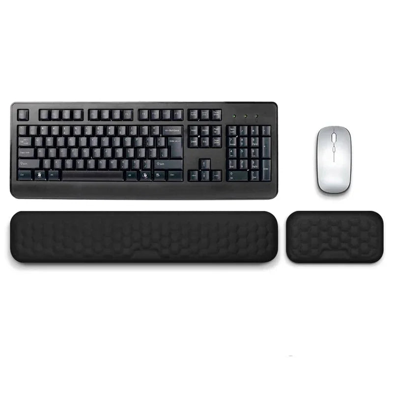 Memory Foam Keyboard & Mouse Wrist Rest